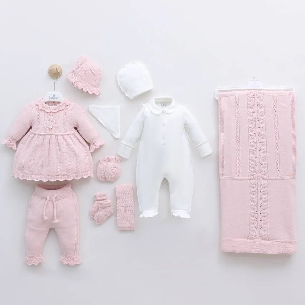 leo king winter set hospital pink