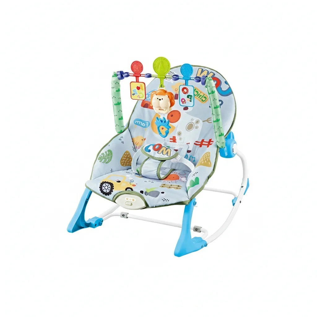 Baby Rocking Chair gray and blue