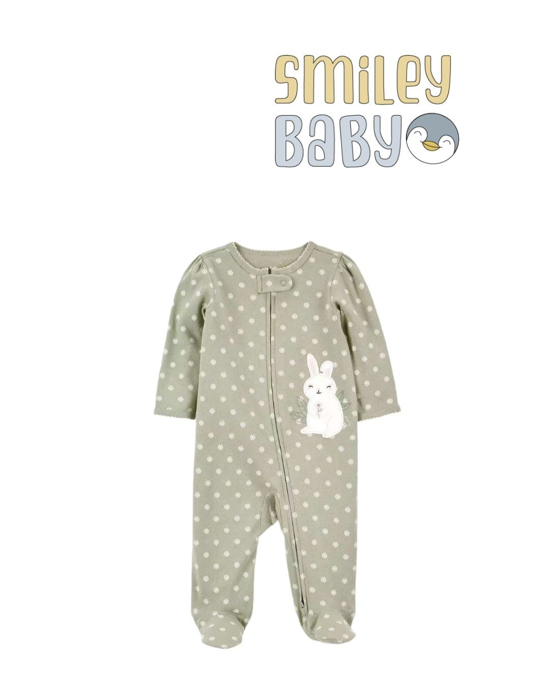 overall coton GREEN RABBIT