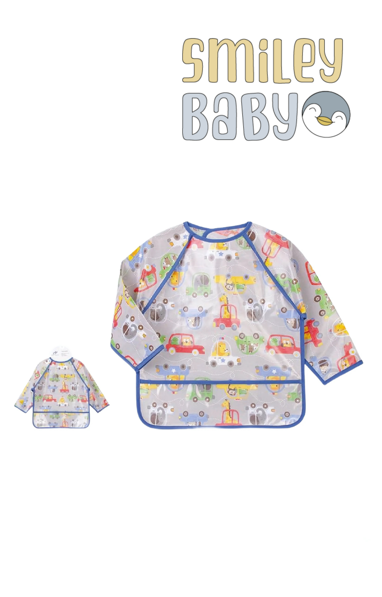 Bebe favour Long Sleeve Bib Cars
