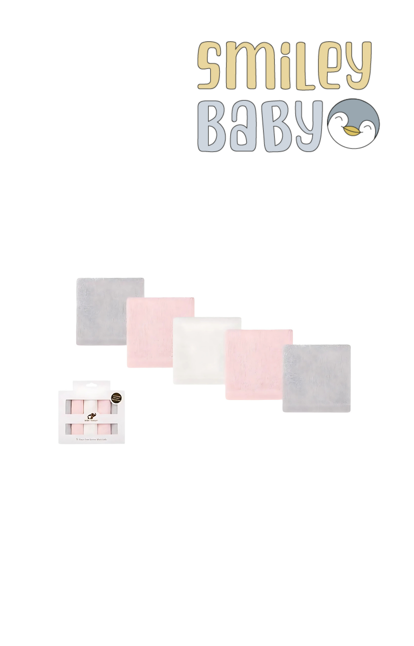 Bebe Favour washcloth BP61196 5pcs