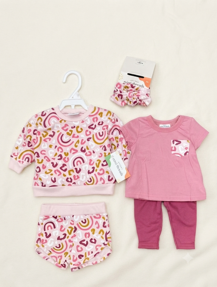 Baby 5-Piece set pink