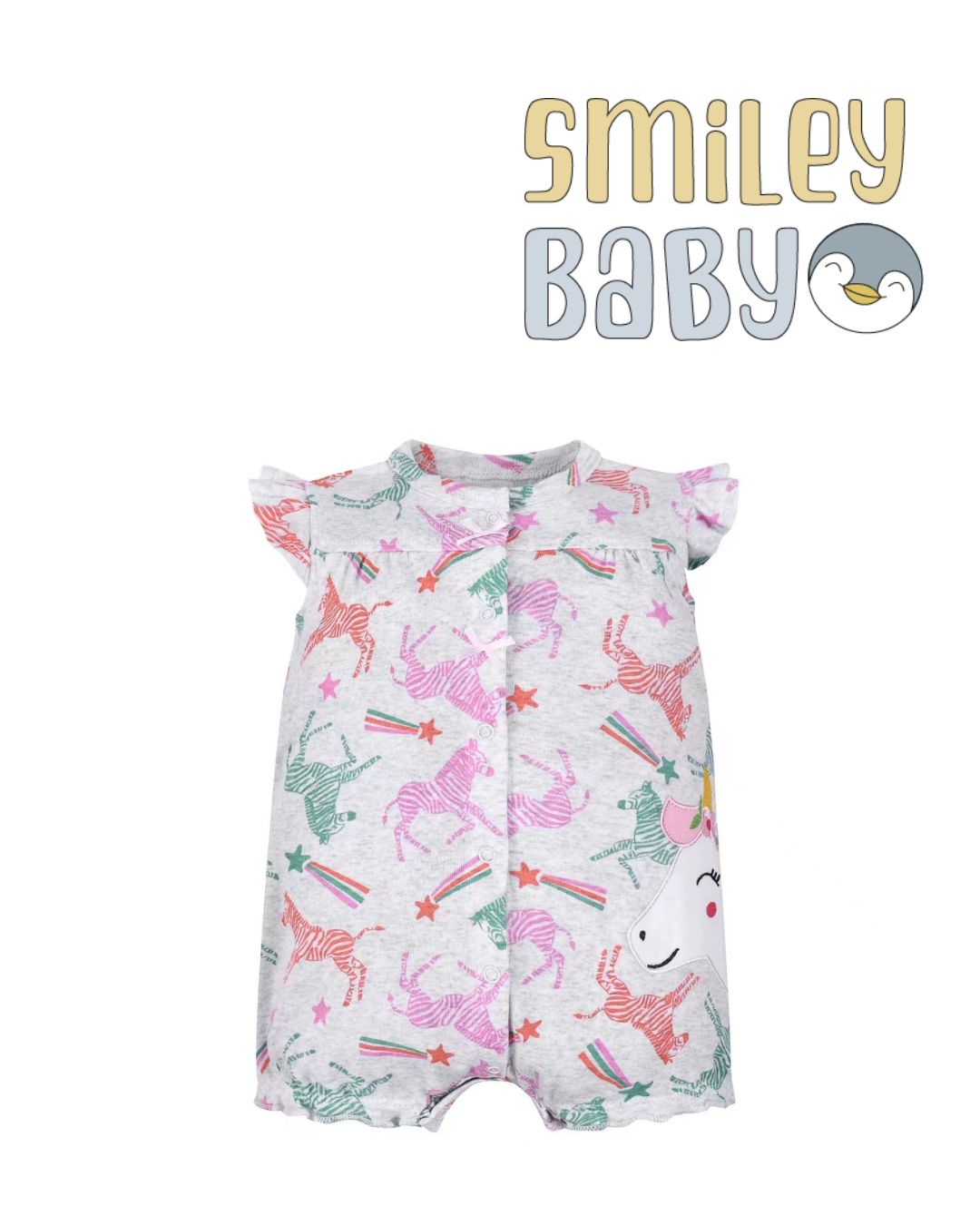 Romper GREY UNICORN
