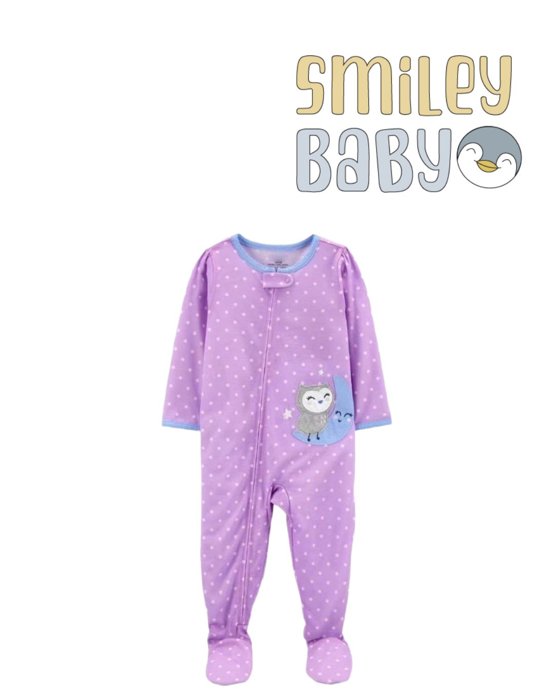 overall coton PURPLE OWL