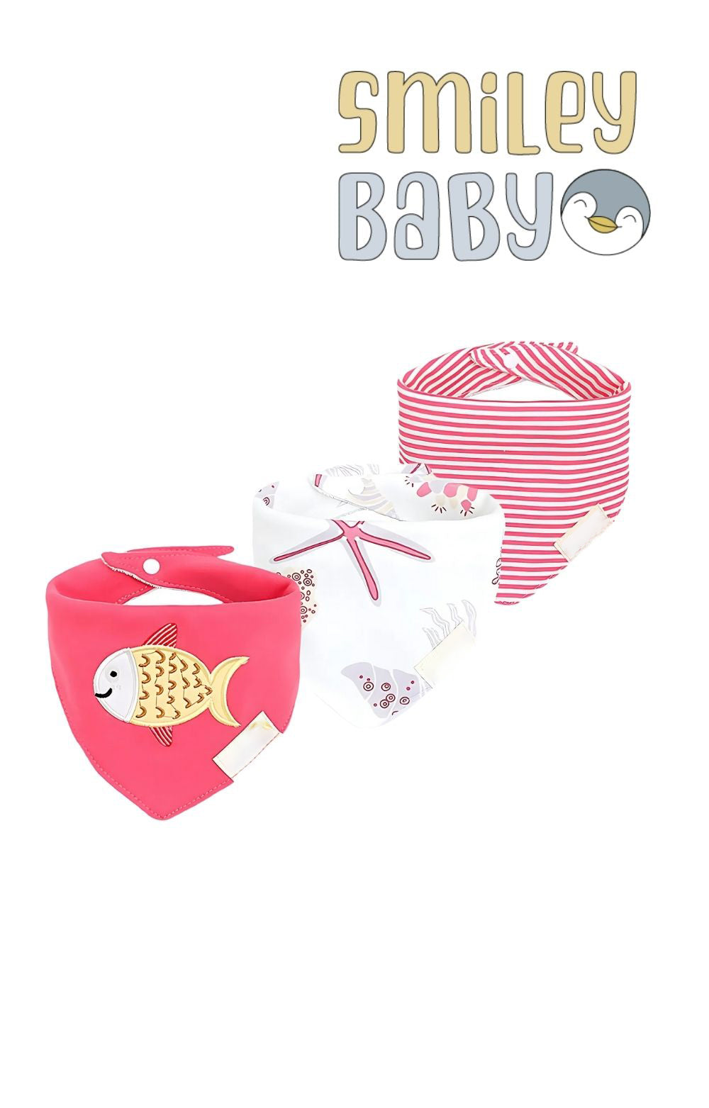 Mom's Care Bibs 3pcs Golden fish