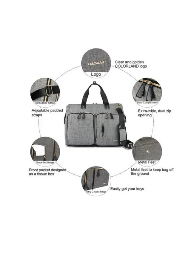 Colorland bag CLD199 Grey