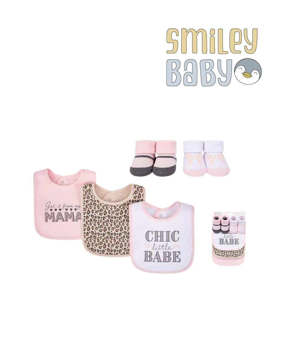 bibs and Socks 5 Pcs Set MAMMY