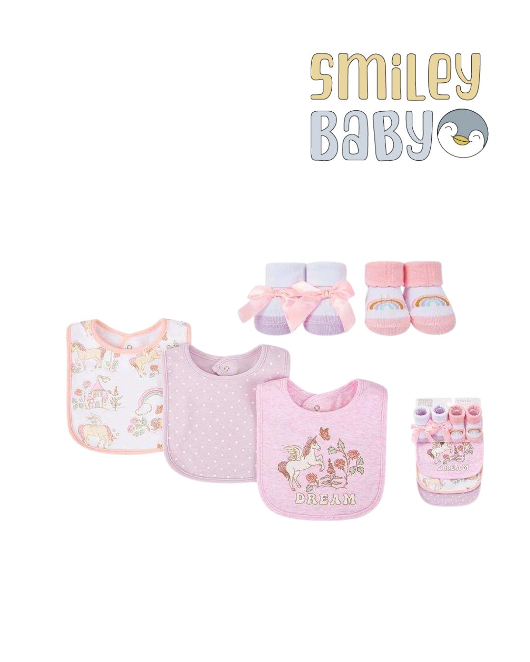 bibs and Socks 5 Pcs Set DREAM