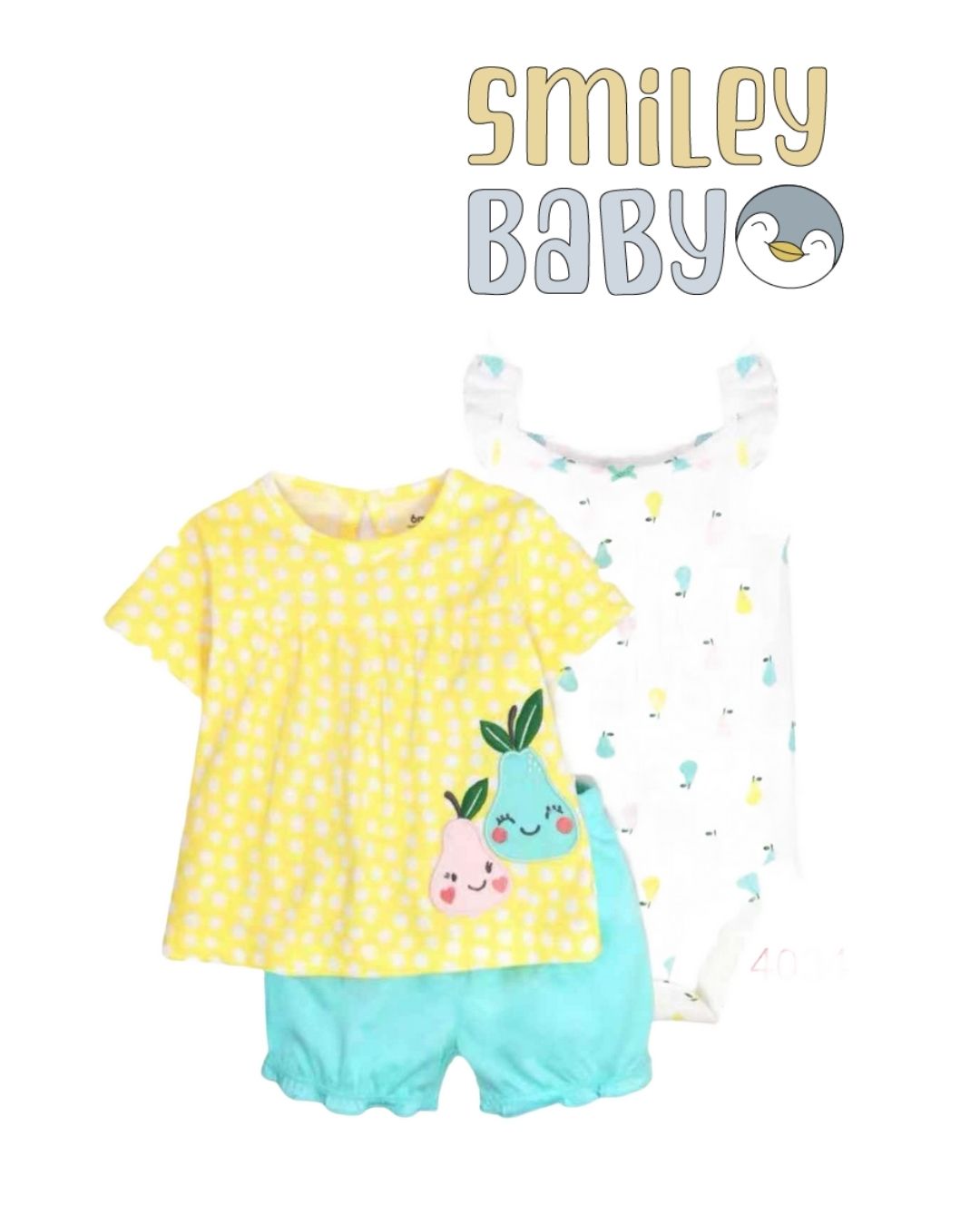 Baby 3-Piece YELLOW PEARS