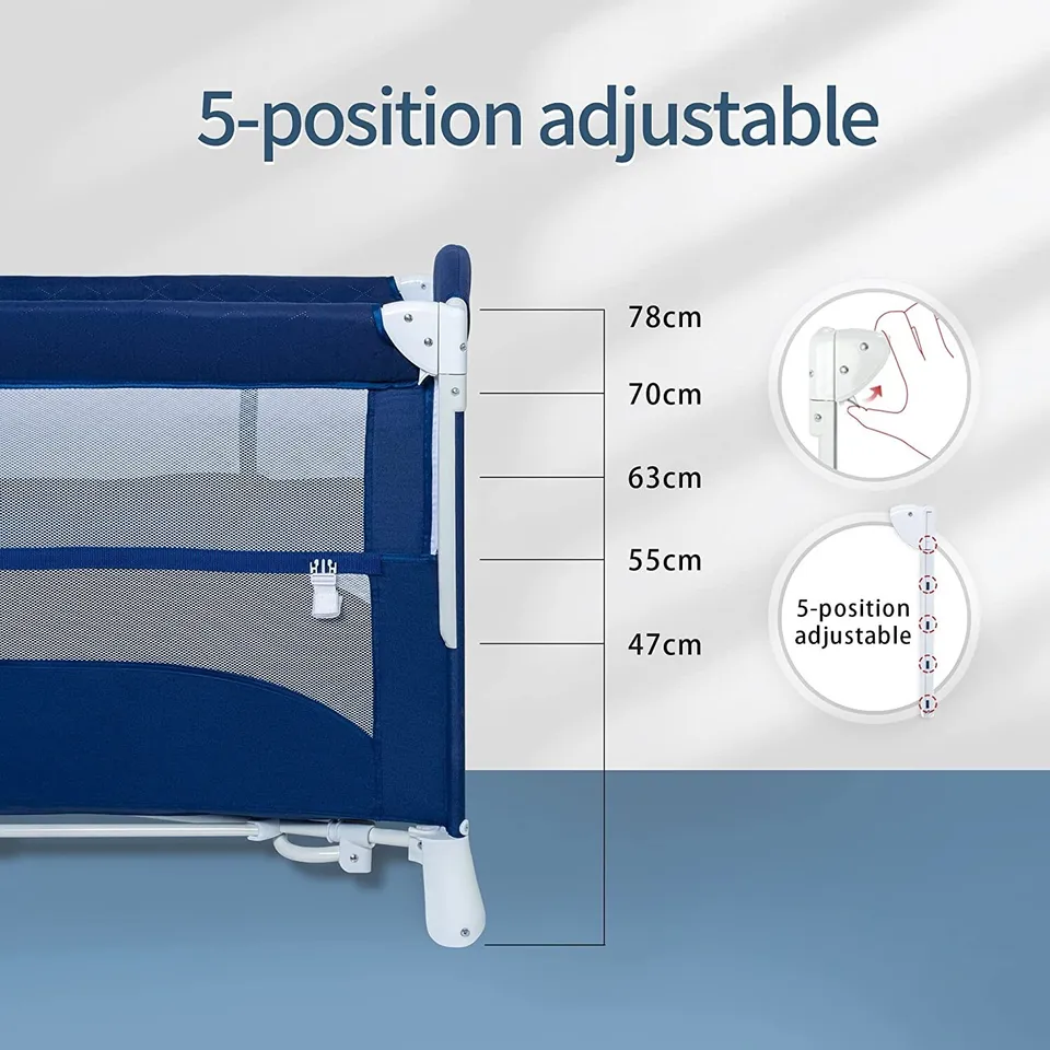 2 in 1 bedside next to me 60x 120cm