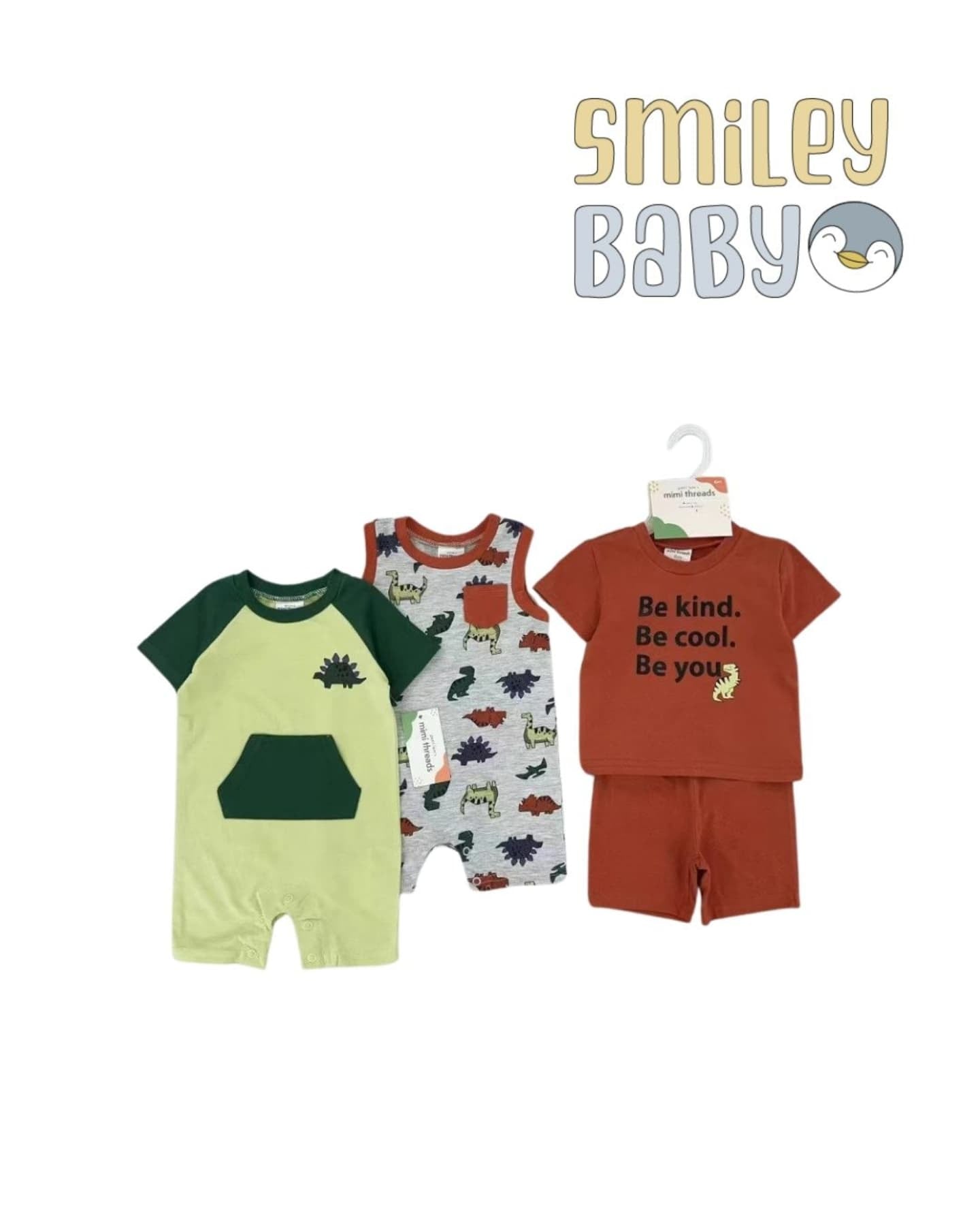 Baby 3-Piece dinasour