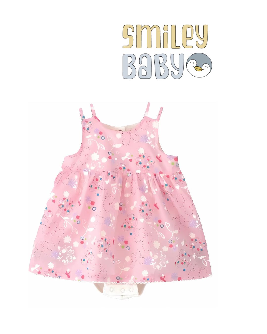 Infant Toddler Baby Girl Bodysuit Dress Sleeveless Sundress PINK