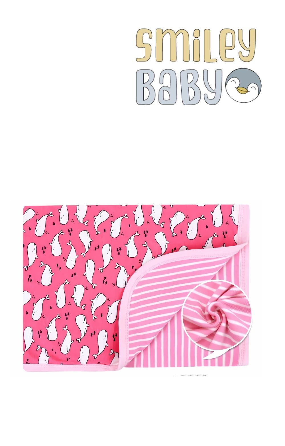 mom's care blanket Whale