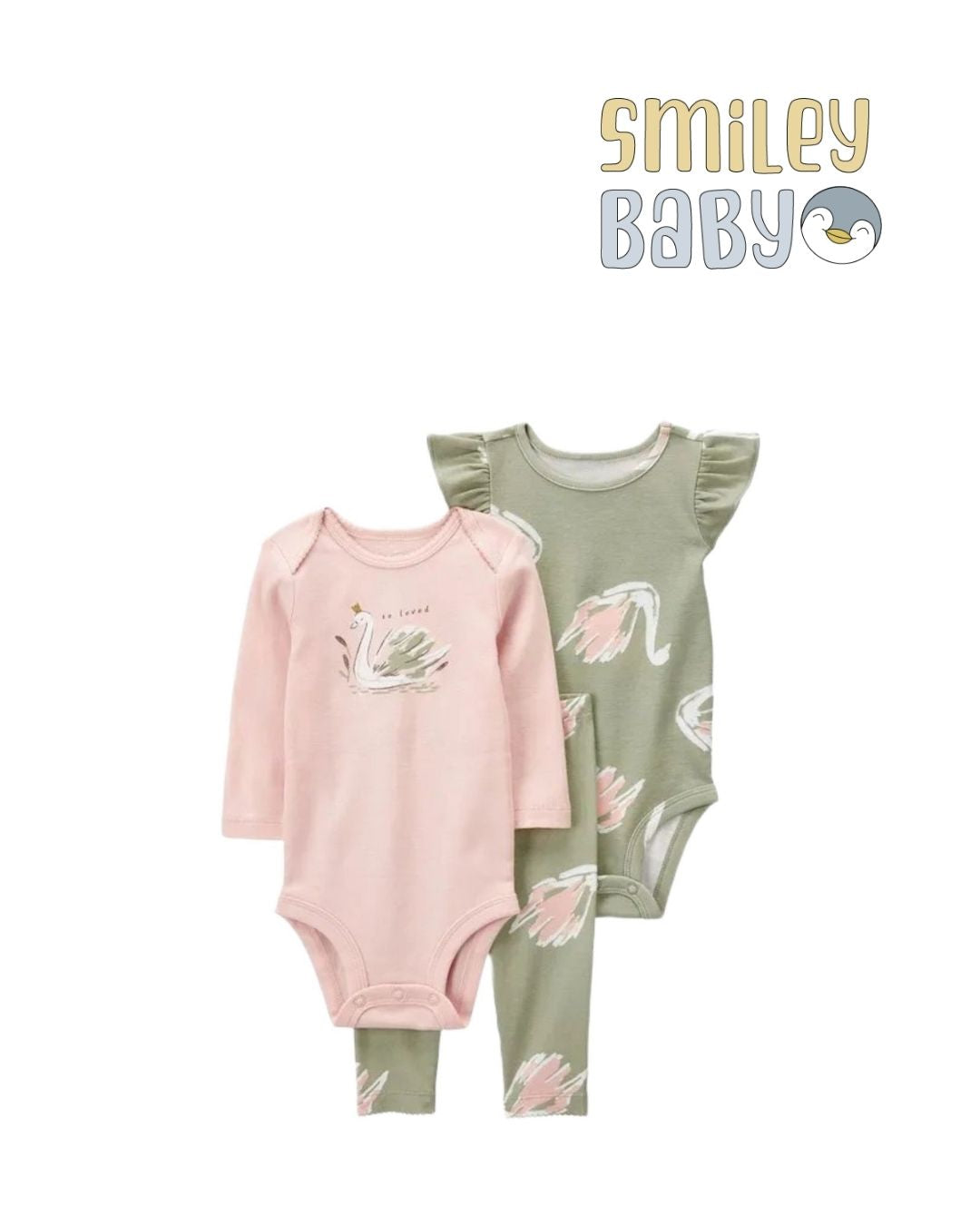Baby 3-Piece set GREEN GOOSE