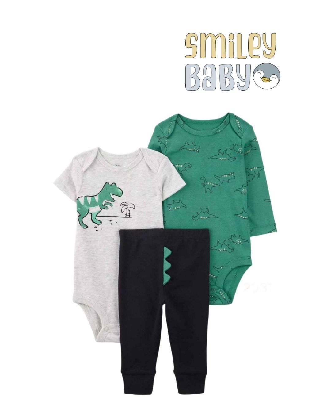 Baby 3-Piece GREEN ANIMAL