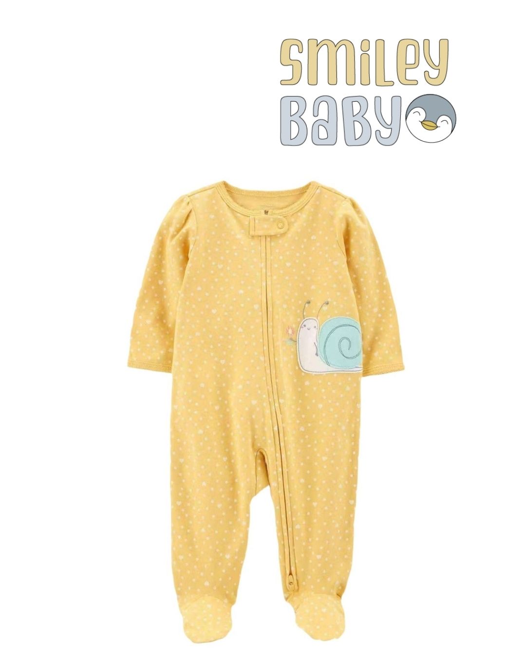 overall coton YELLOW SNAIL