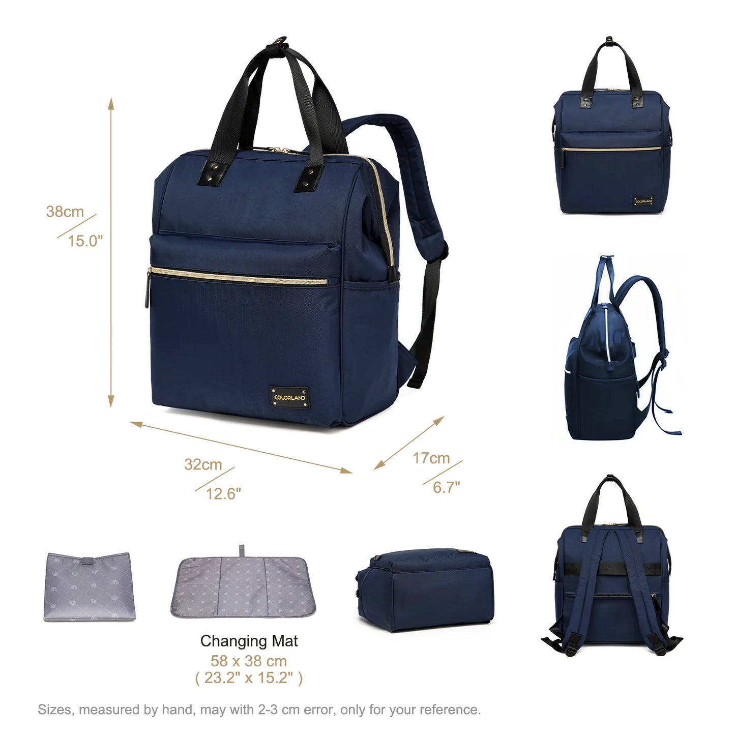 colorland bag CLD-BP124 navy