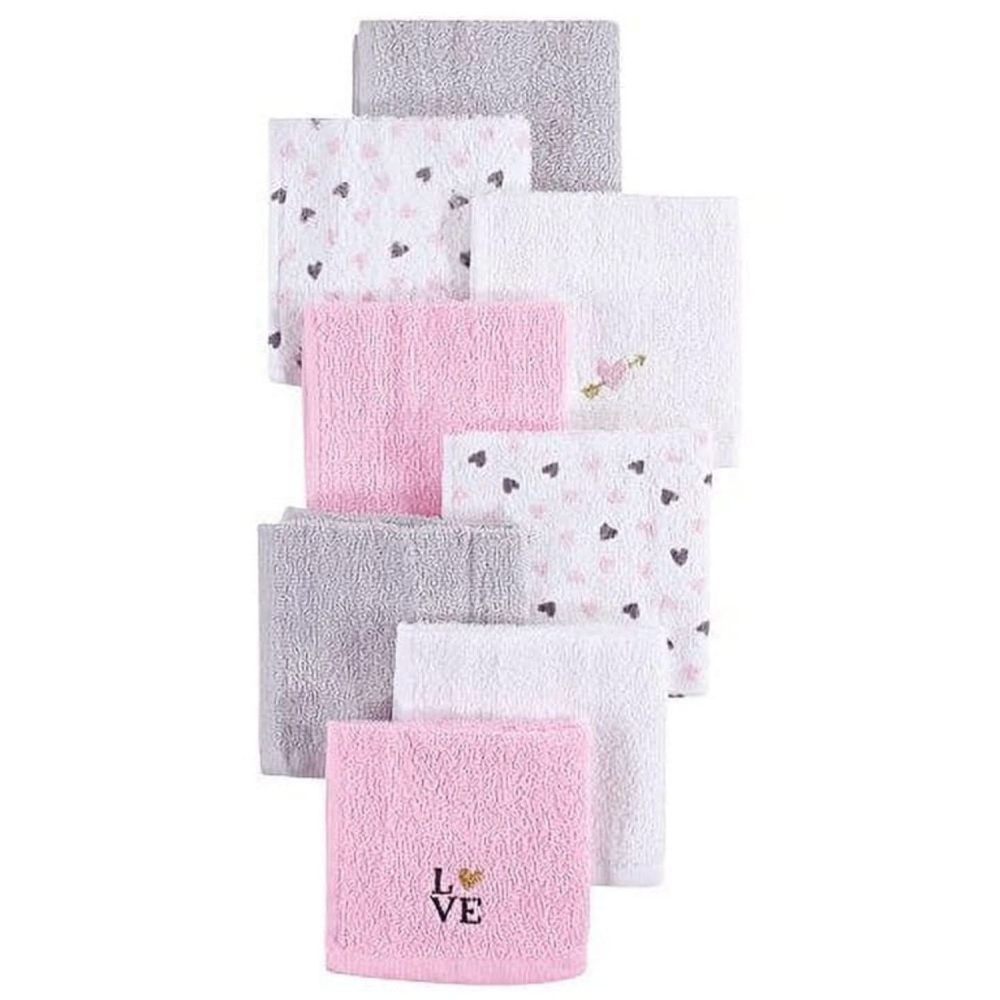 washcloth 8 pcs love