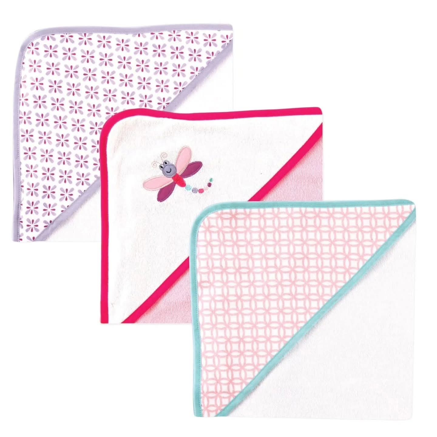3 Hooded Towel pink