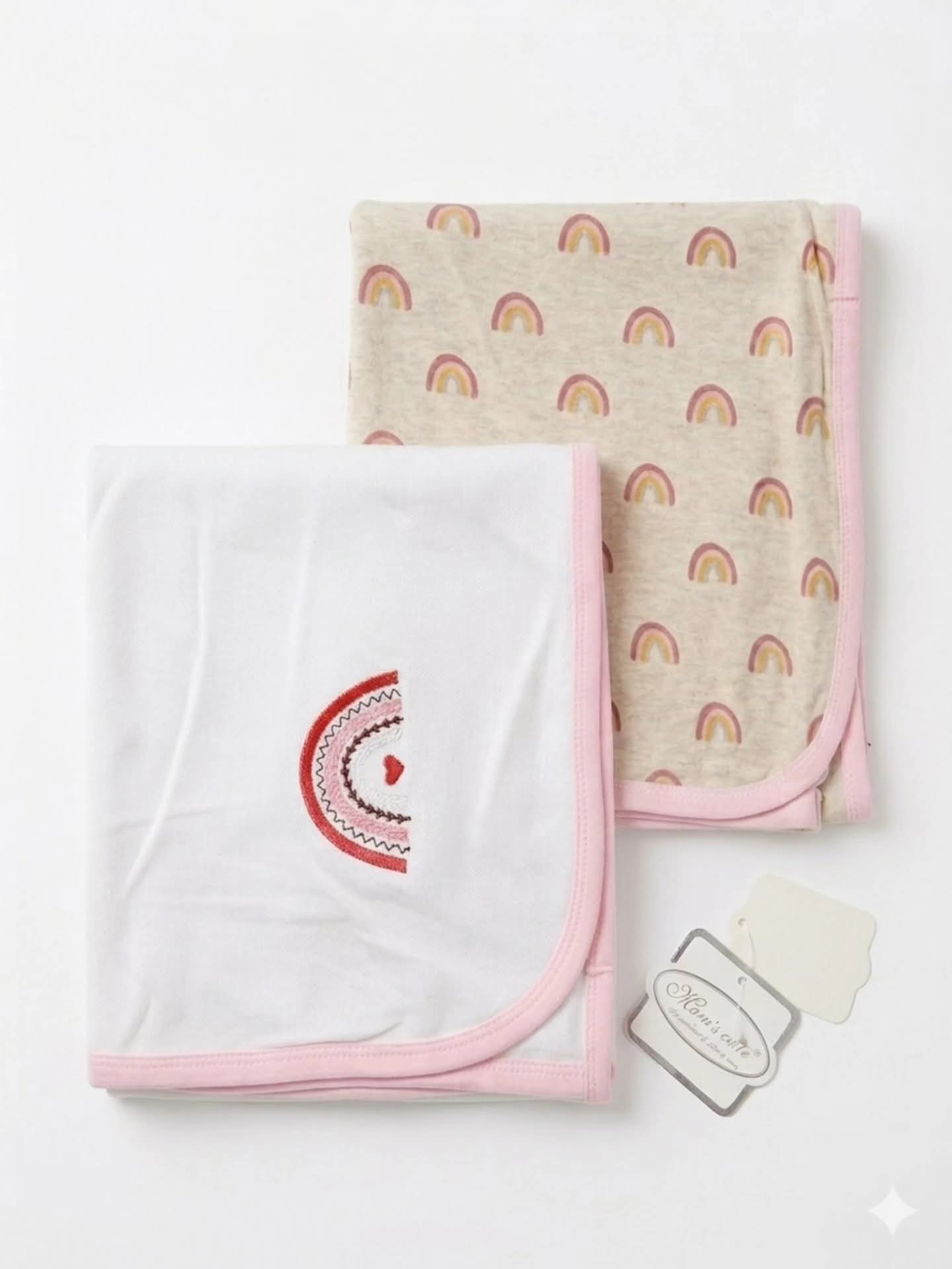 Girls Swaddles rainbow