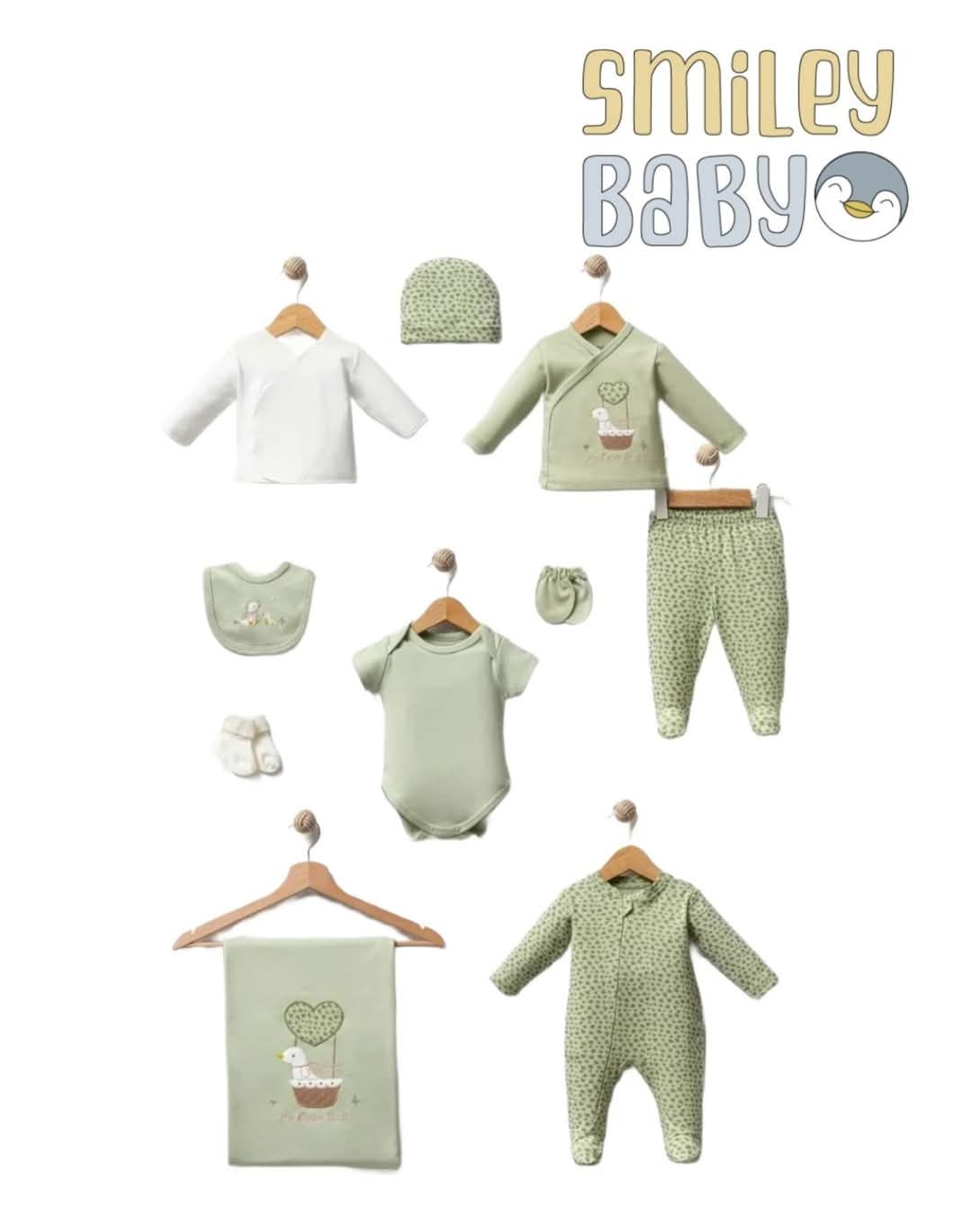 Hospital Set (10pcs) green bird