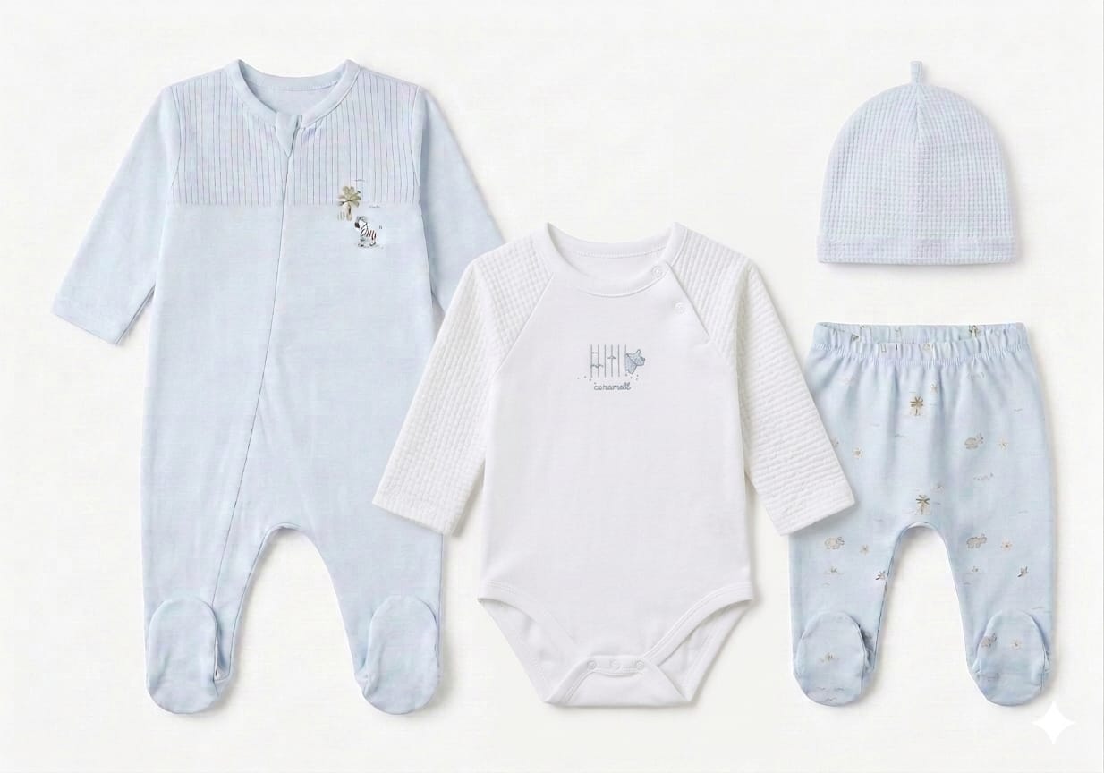 Caramel hospital set 4pcs jungle friends blue