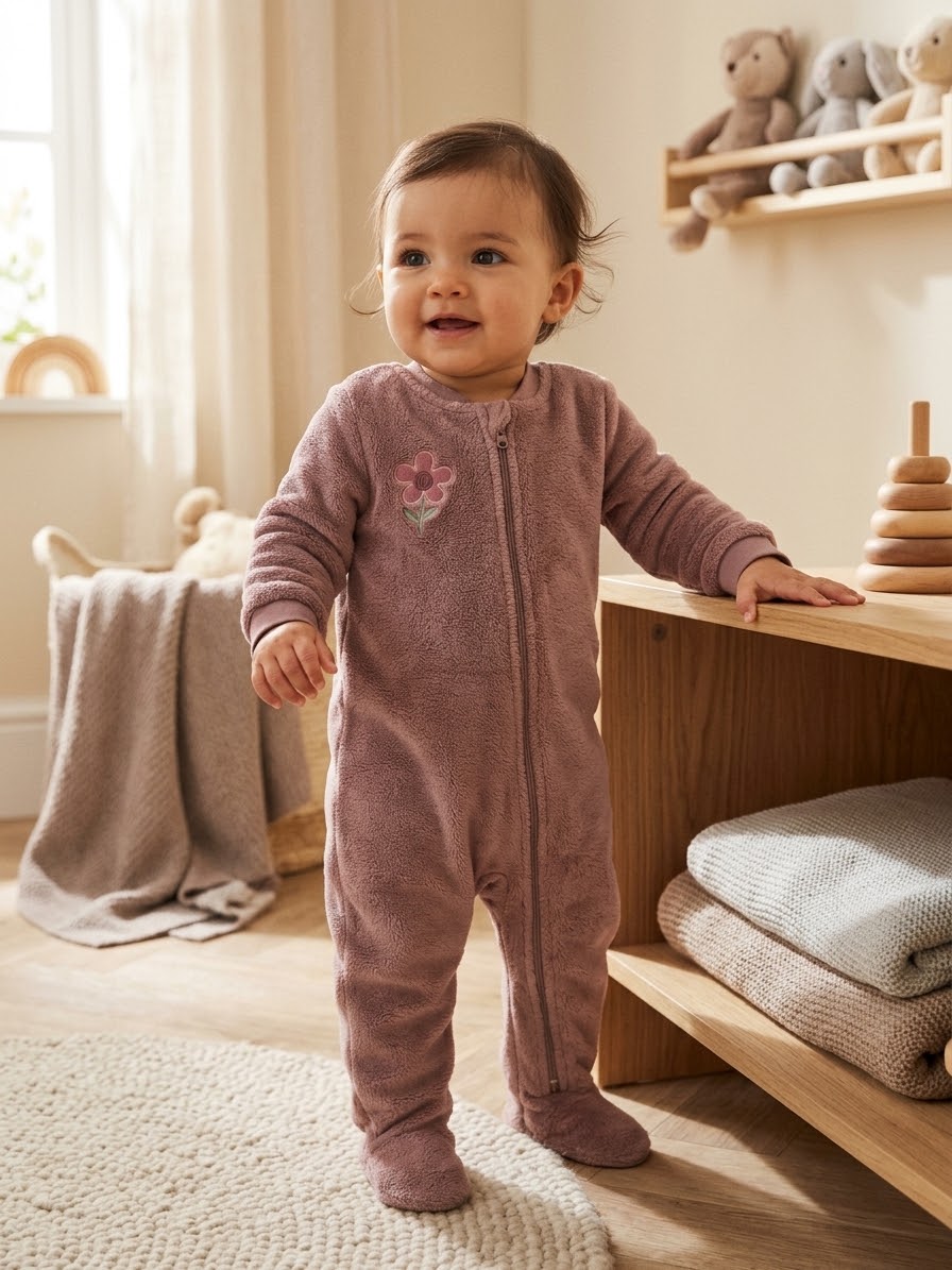 winter overall dark purple