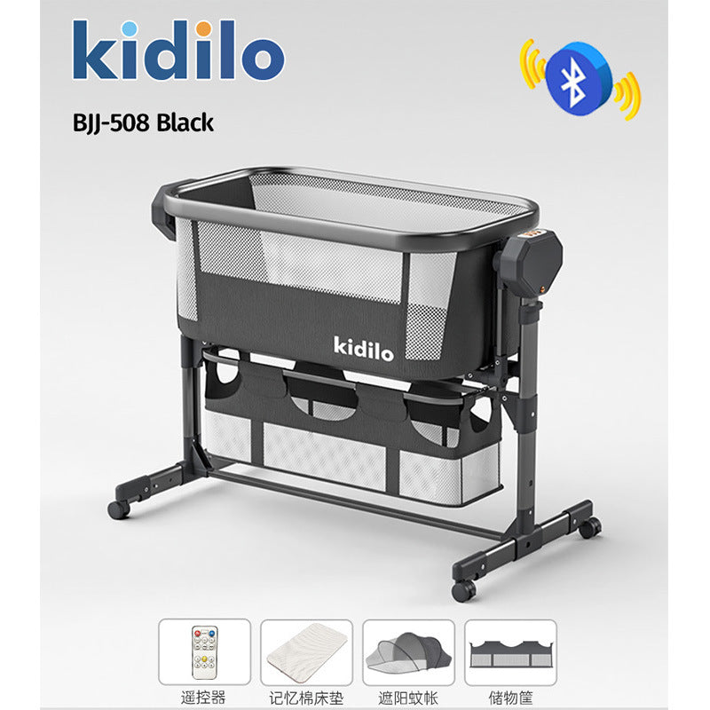Kidilo baby bed multifunctional electric GREY