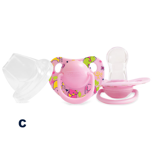 Orthodontic Silicone Pacifier 0+ OPB-0107