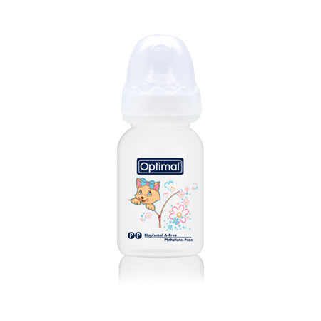 Narrow Neck Orthodontic Feeding Bottle 140 ML OPB-1024