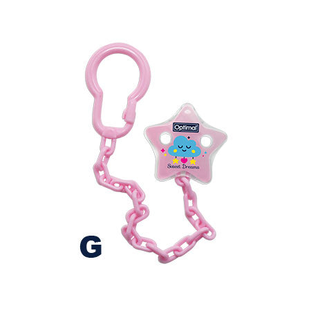 Pacifier Holder With Plastic Clip OPB-1044