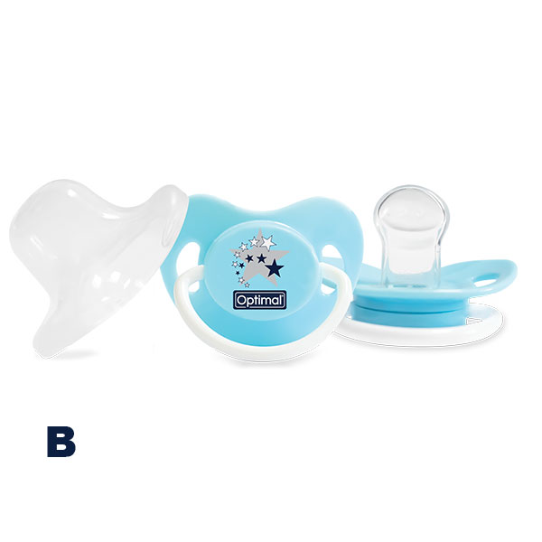 Orthodontic Silicone Pacifier 0+ OPB 1047