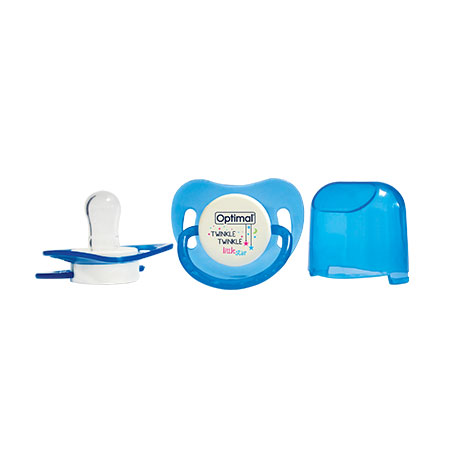 Round Nipple Silicone Pacifier 0+ OPB 1066