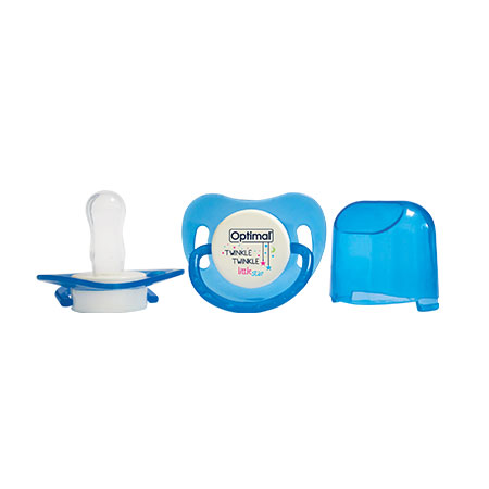 Round Nipple Silicone Pacifier 6+ OPB 1067