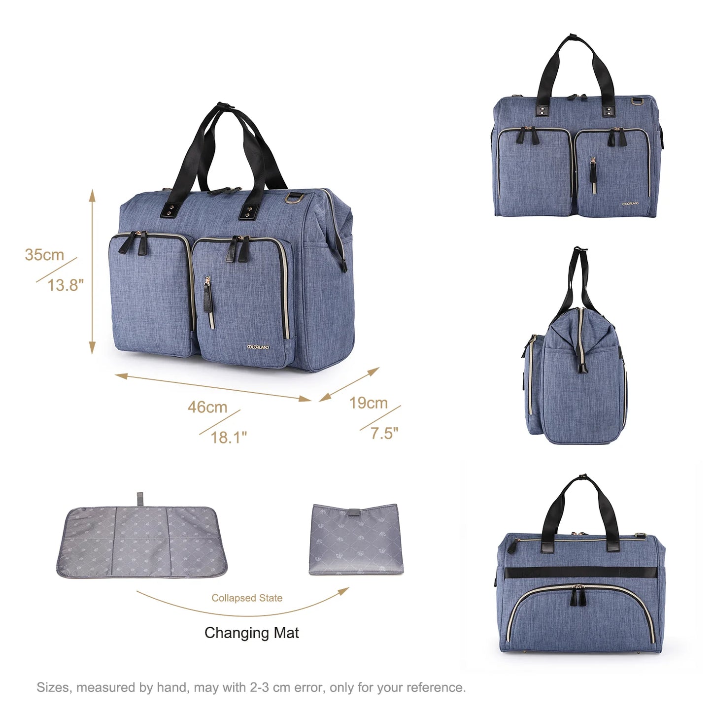 Diaper Bag (CLD-BP199 jeans
