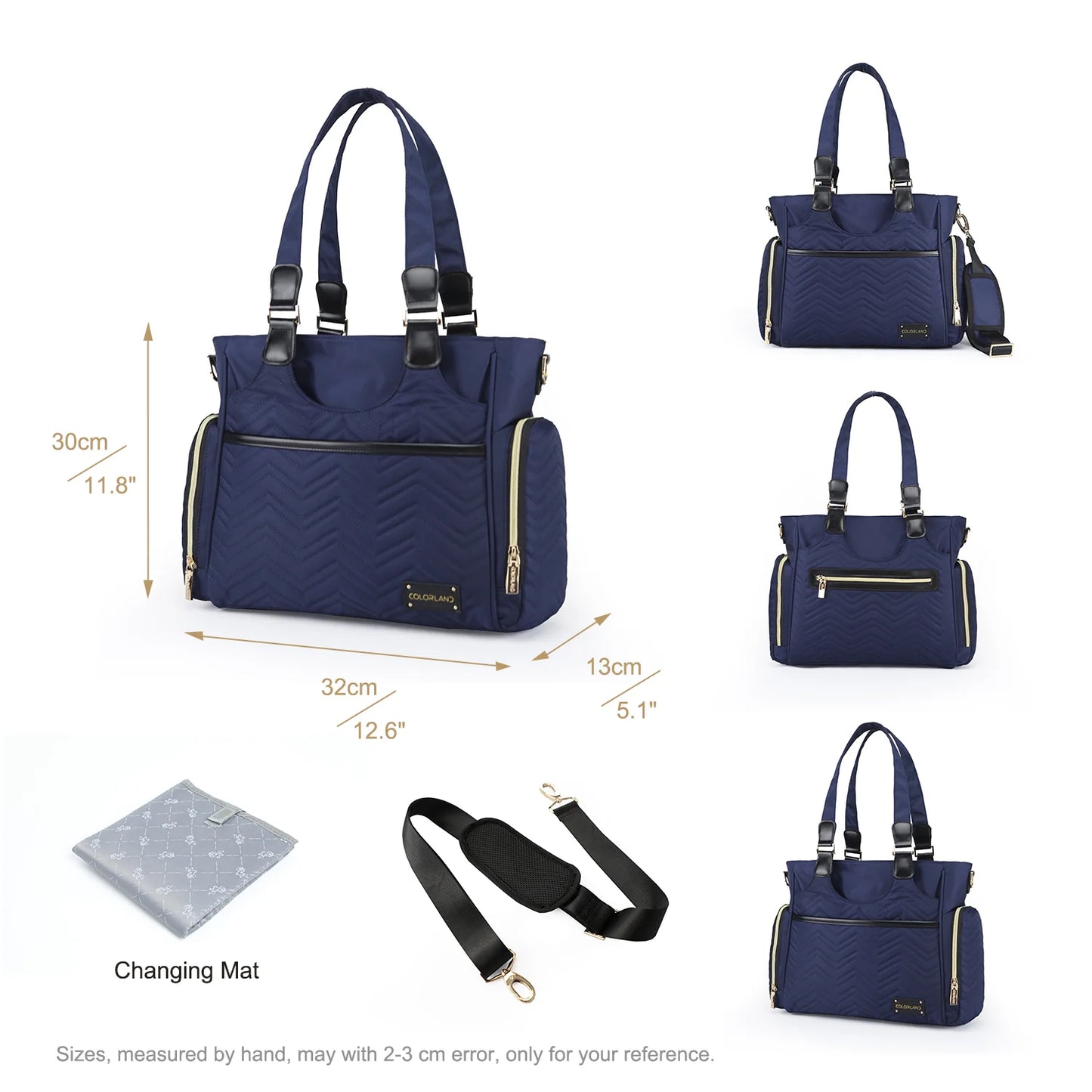 Matilda Tote Baby Changing Bag(CLD-TT313) navy