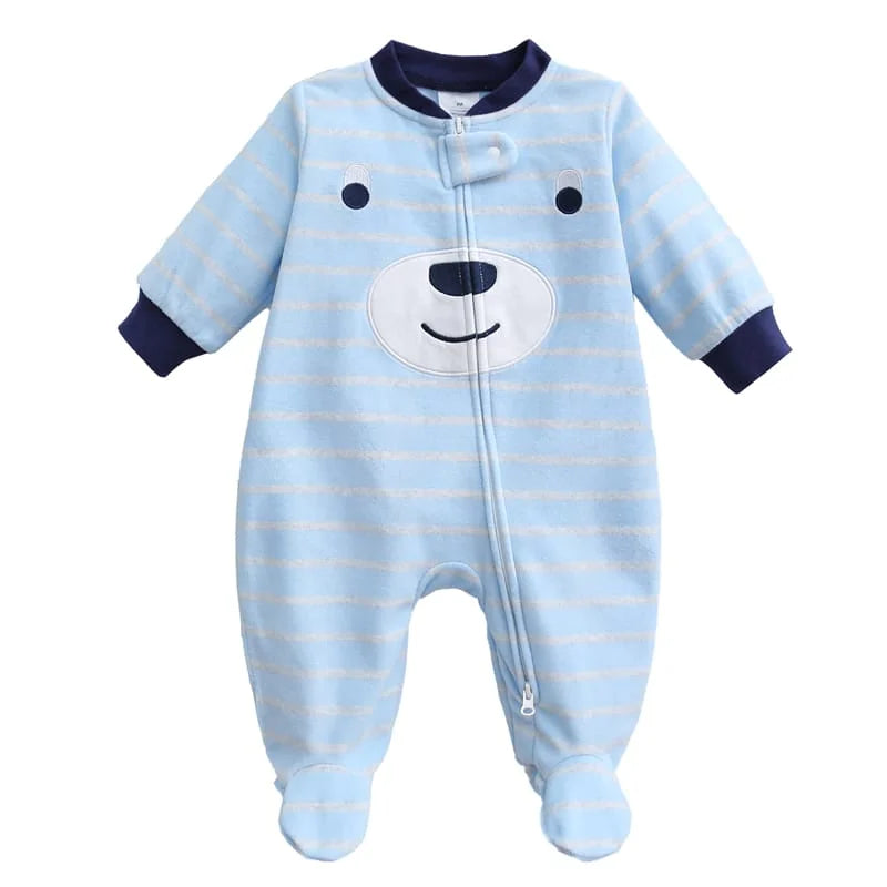 Winter Overall blue bear