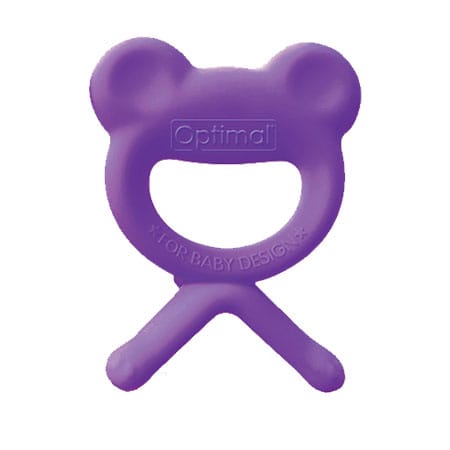 Rubber Baby Teether Purple