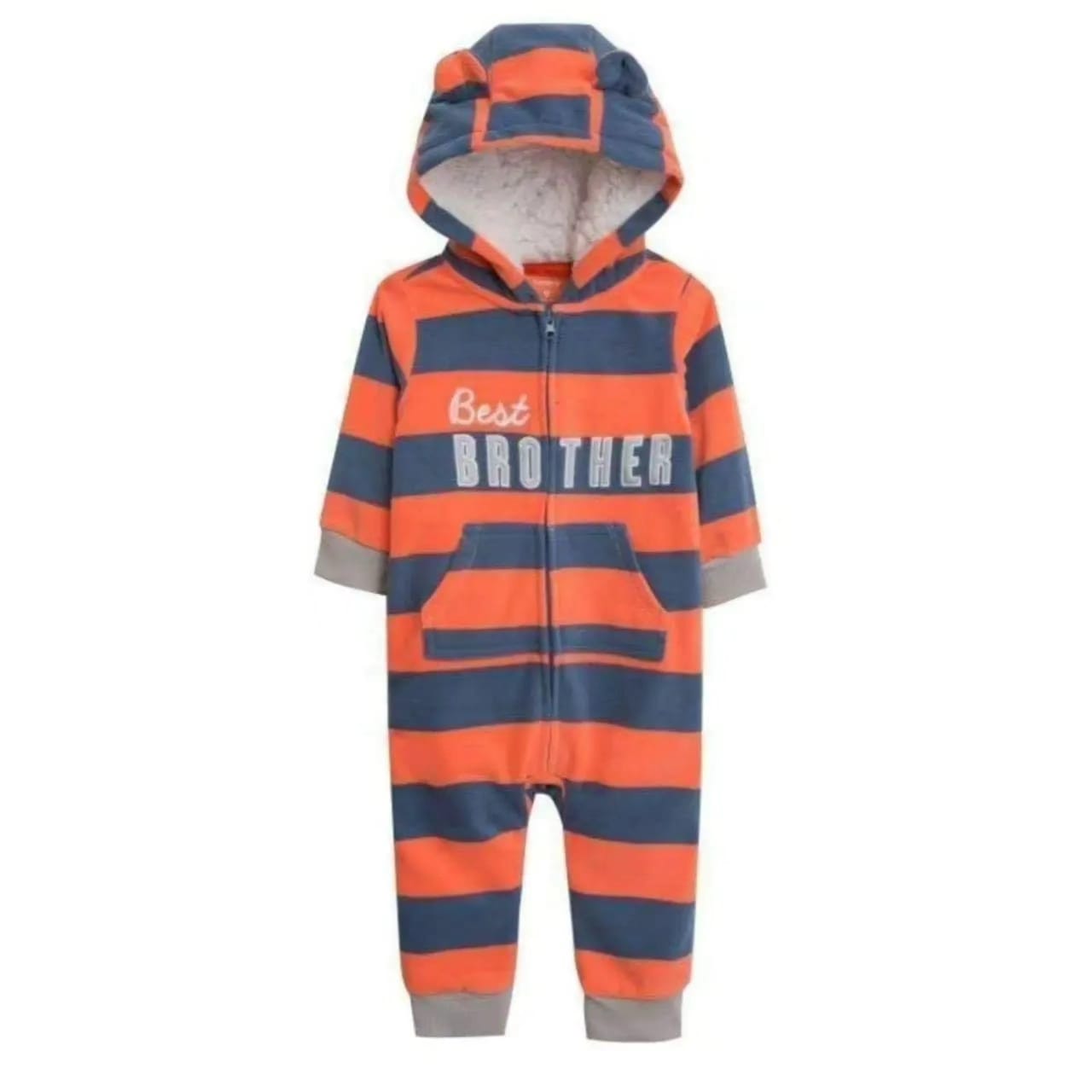 hooded overall orange