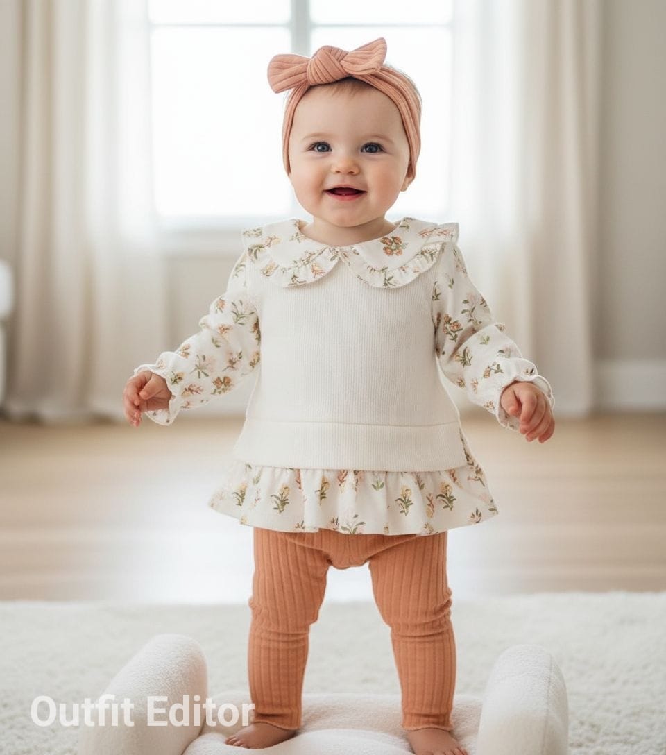 pajamas fleece inside flowers orange