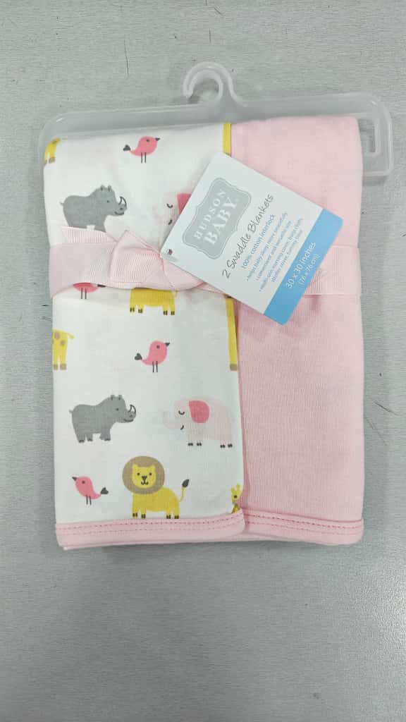 GIRLS 2 Swaddles elephant