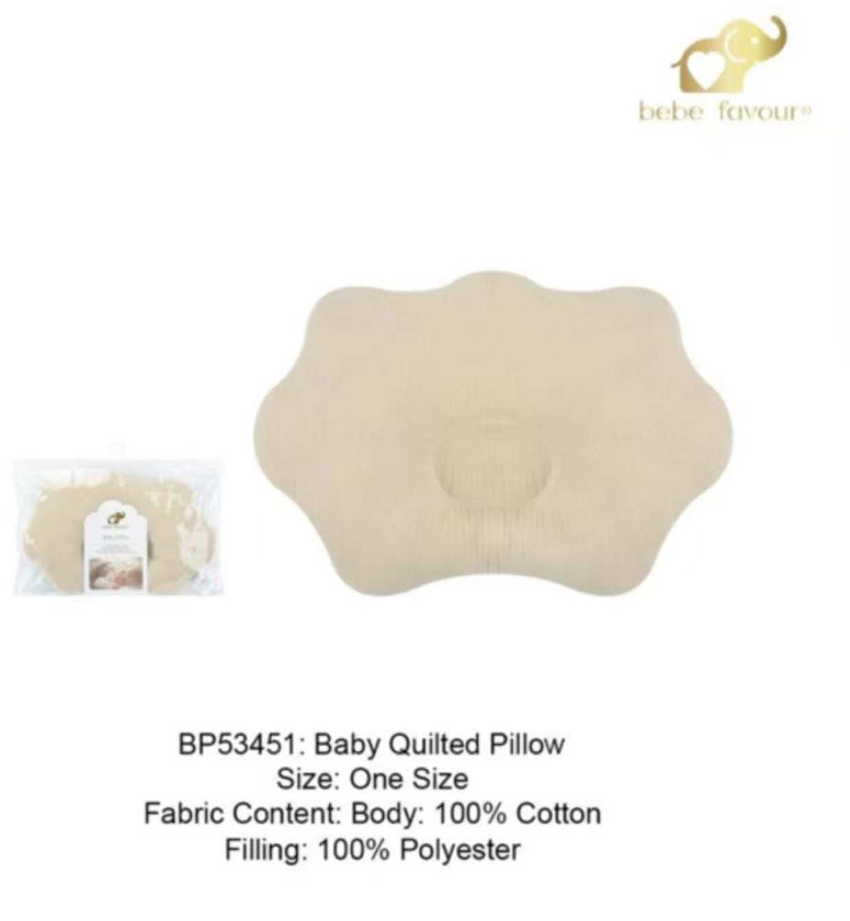 Baby Quilted Pillow beige