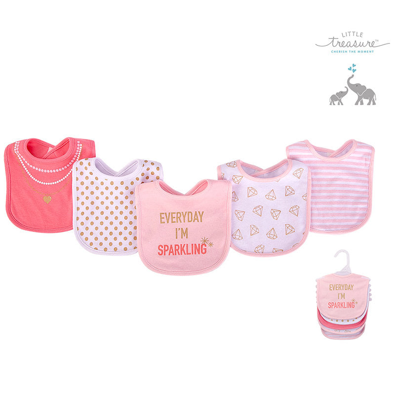 5 Bibs Cotton ever day