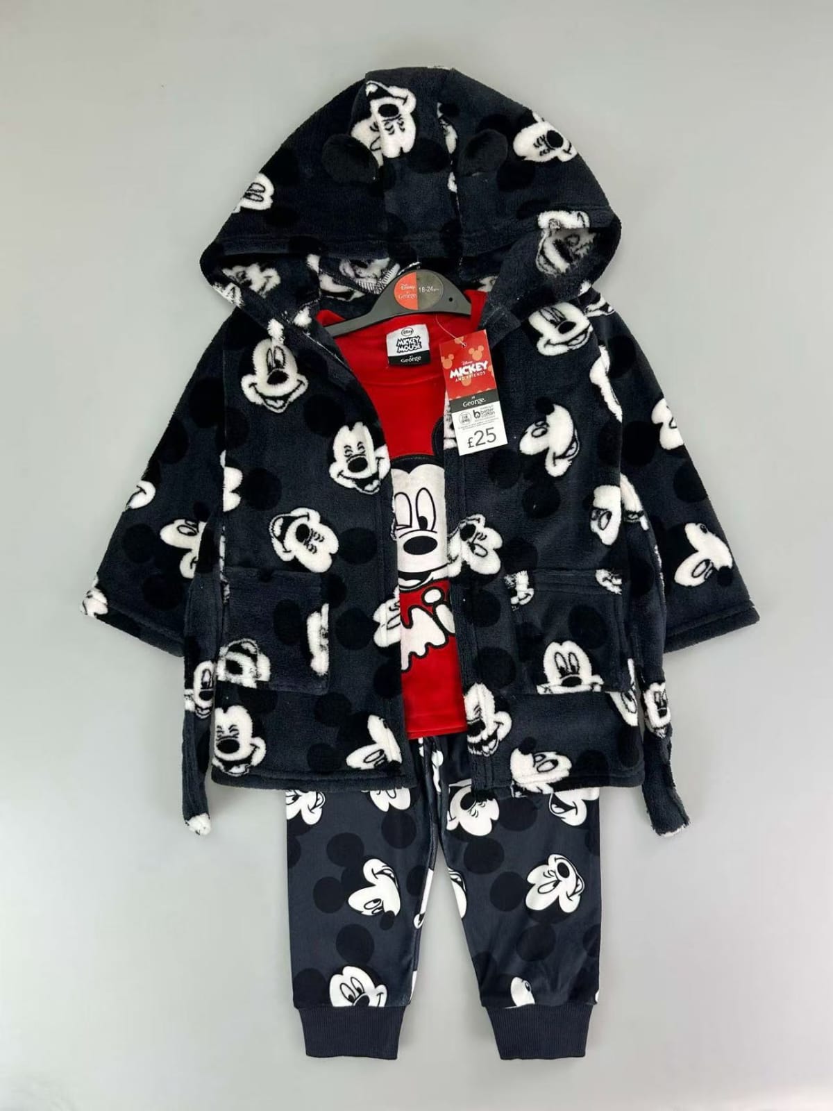 Mickey Mouse outfit set black