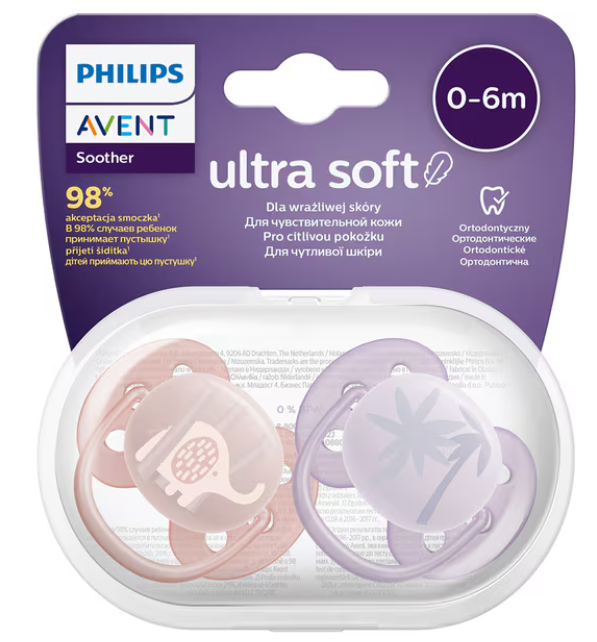 AVENT Soother Ultra soft SCF091/09