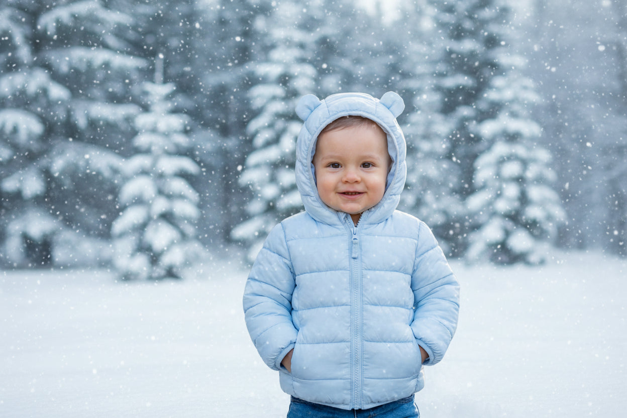 winter jacket LIGHT blue