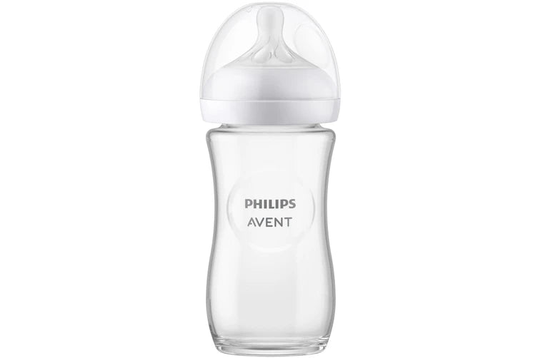 Avent: Natural Response Glass Bottle – 240ml 1+