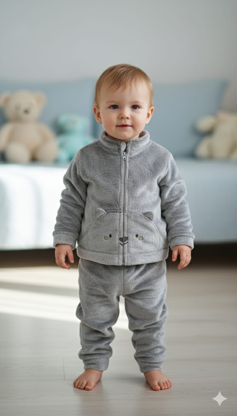 winter pyjama gray