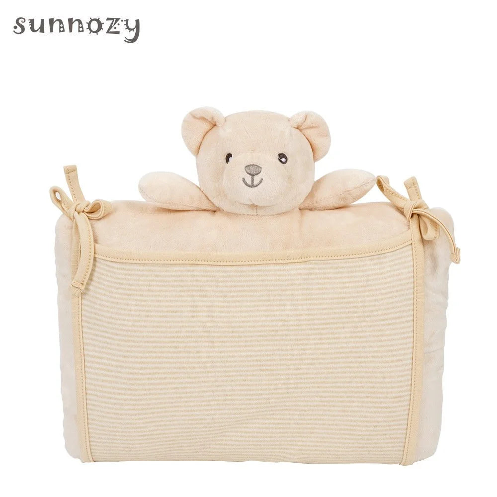Baby Quilted Pillow beige bear