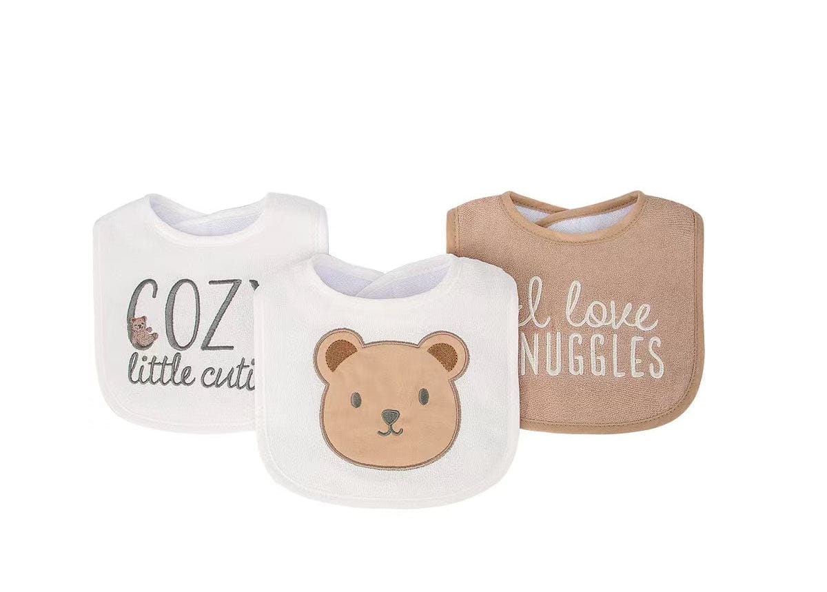 3Pcs Interlock Bibs COZY little cutie š»